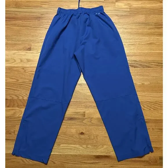 Nike Air Force Athletic Track Pants Mens Medium Blue Dri-Fit Ankle Zip Falcons - Picture 2 of 6